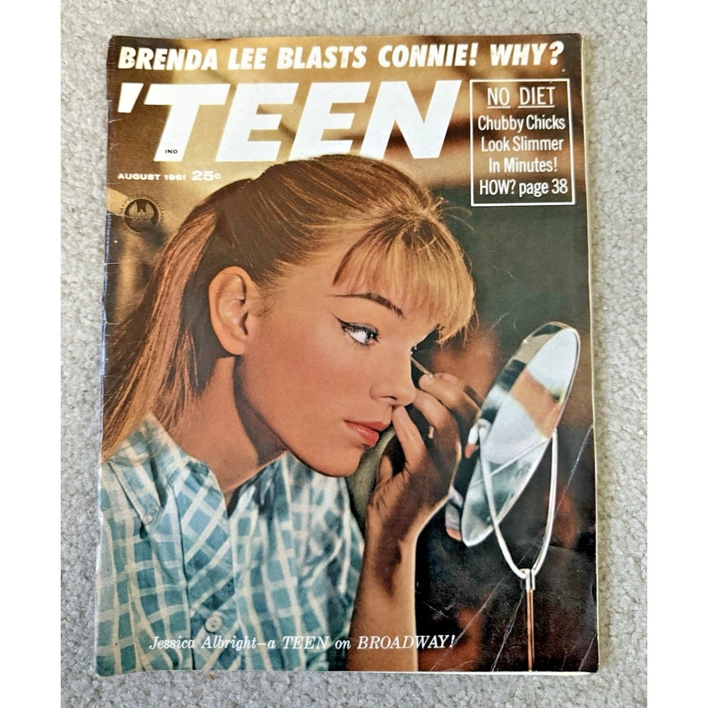 TEEN August  1961 Volume 5 No. 8 Magazine Vintage